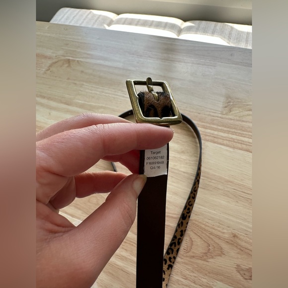 Target Leopard Print Belt, size M - Picture 6 of 6
